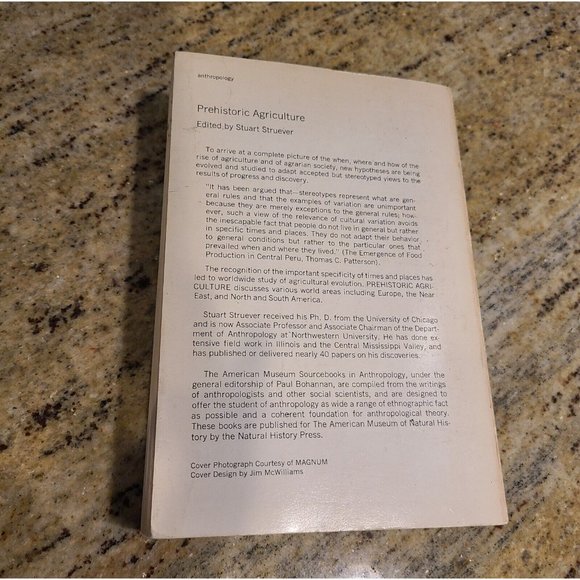 Prehistoric Agriculture Stuart Struever 1979 Book - Picture 3 of 8